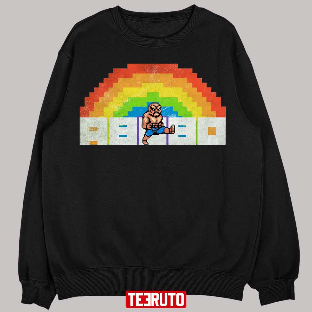 Abobo Rainbow Double Dragon Unisex Sweatshirt