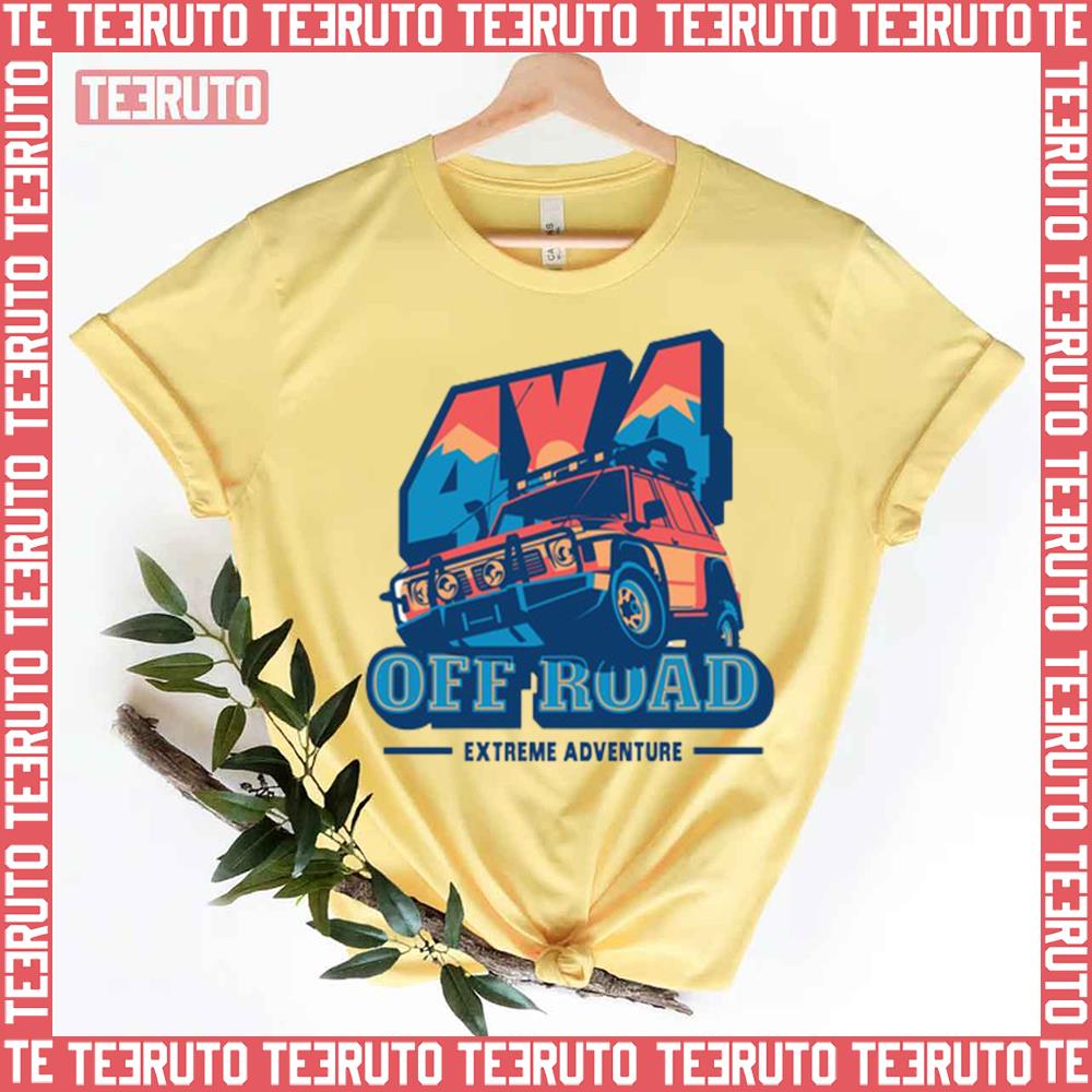 American Flag Usa Off Road Truck Offroad Gladiator Jt Owner Made In Us Unisex T-Shirt