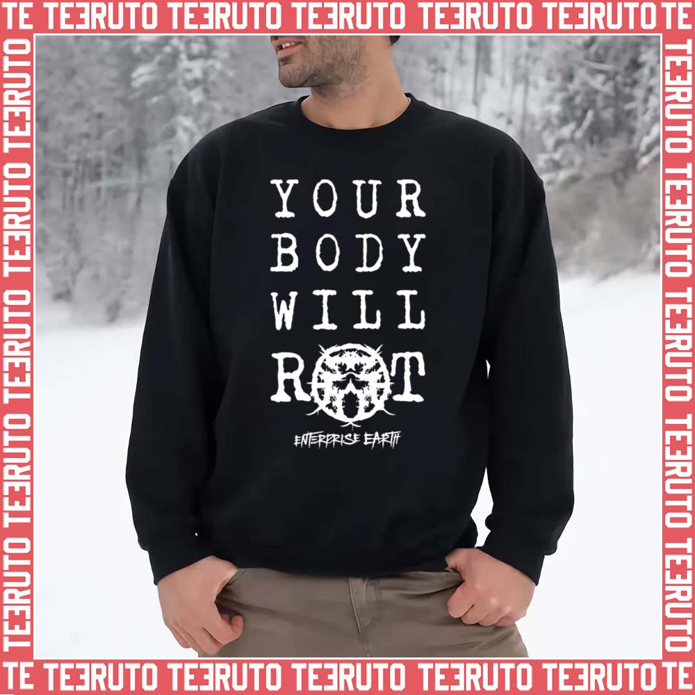 Ashamed To Be Human Enterprise Earth Unisex Sweatshirt