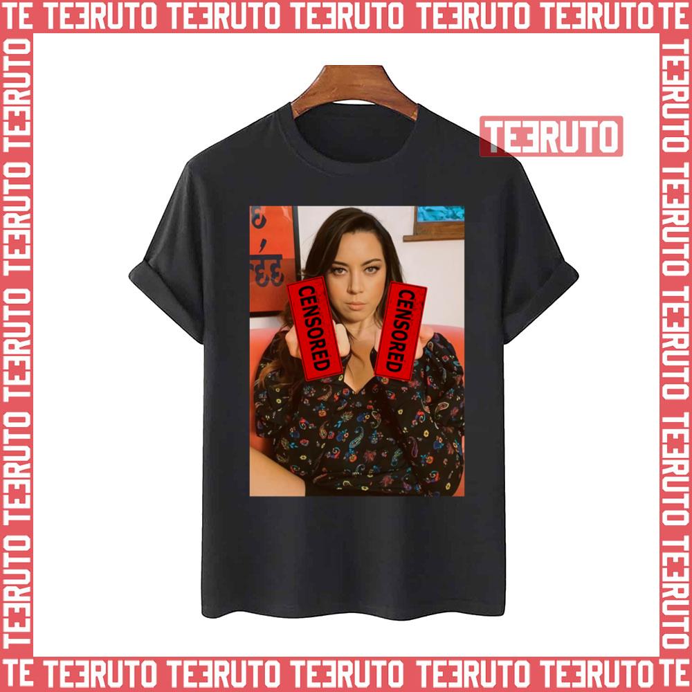 Aubrey Plazas Cencored Style Unisex T-Shirt