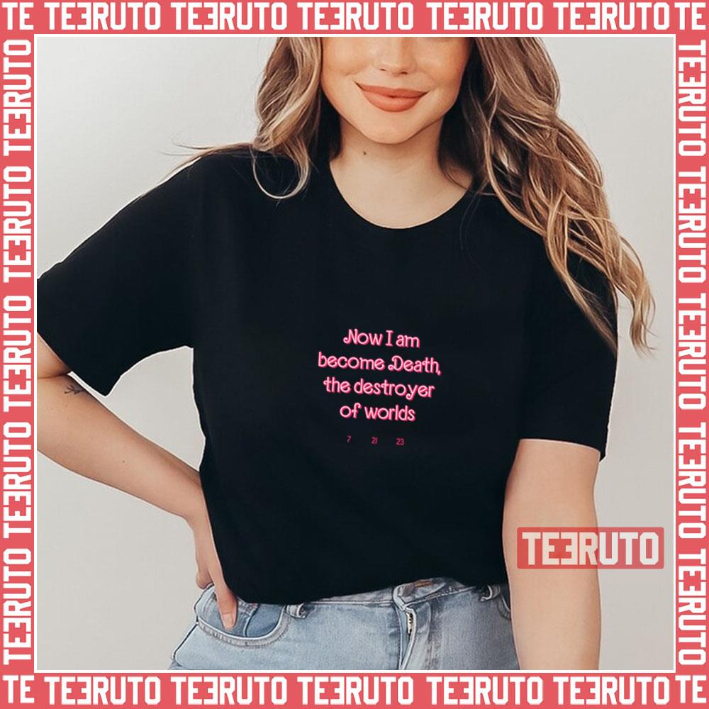 Barbie X Oppenheimer Summer Blockbuster Double Feature Unisex T-Shirt