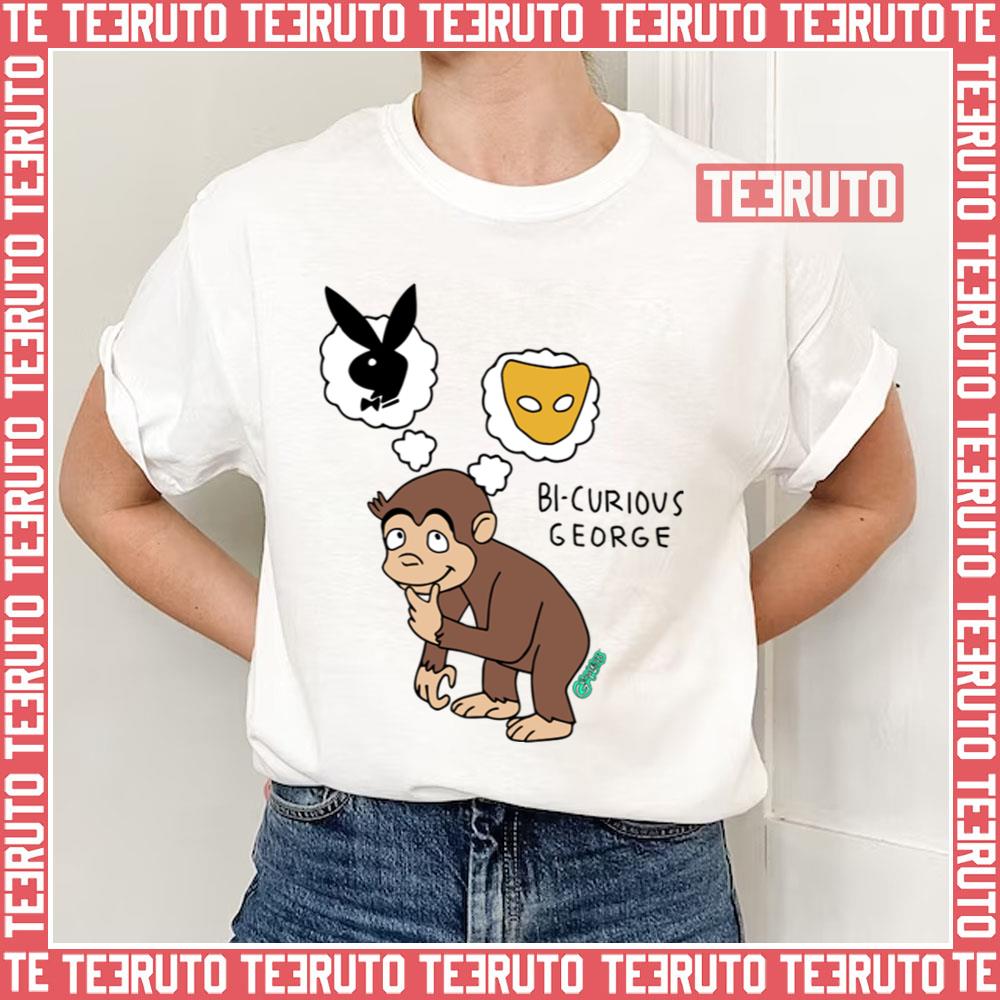Bicurious George Curious George Unisex T-Shirt