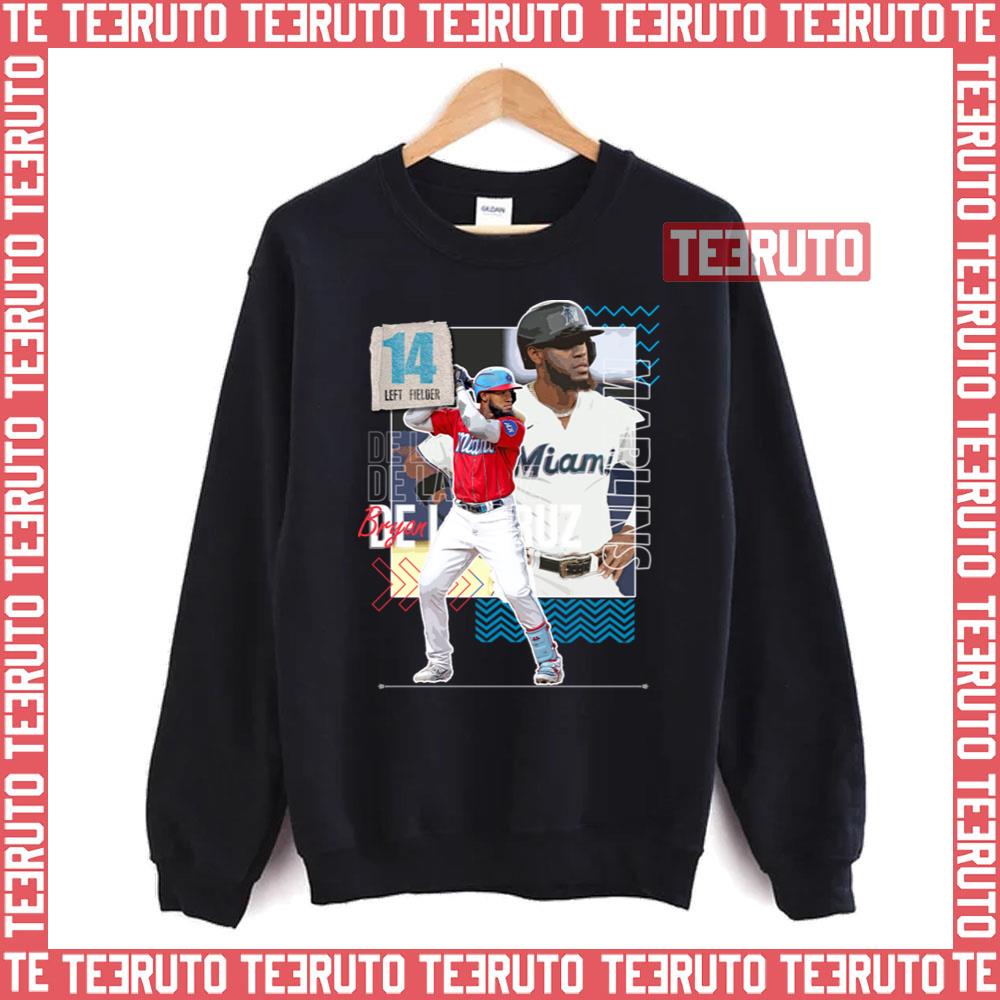 Bryan De La Cruz Baseball Marlins 6 T-Shirt - Shirt Low Price