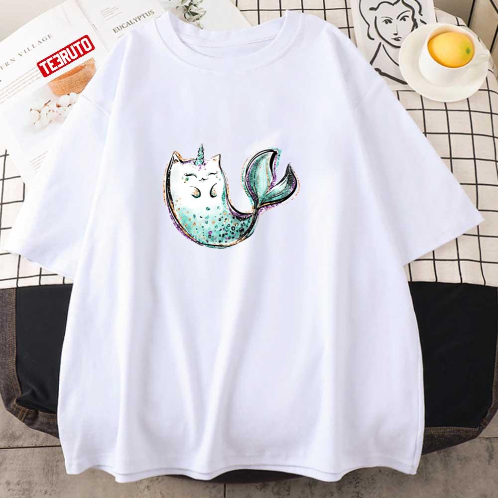 Cat Mermaid Unicorn Unisex T-Shirt
