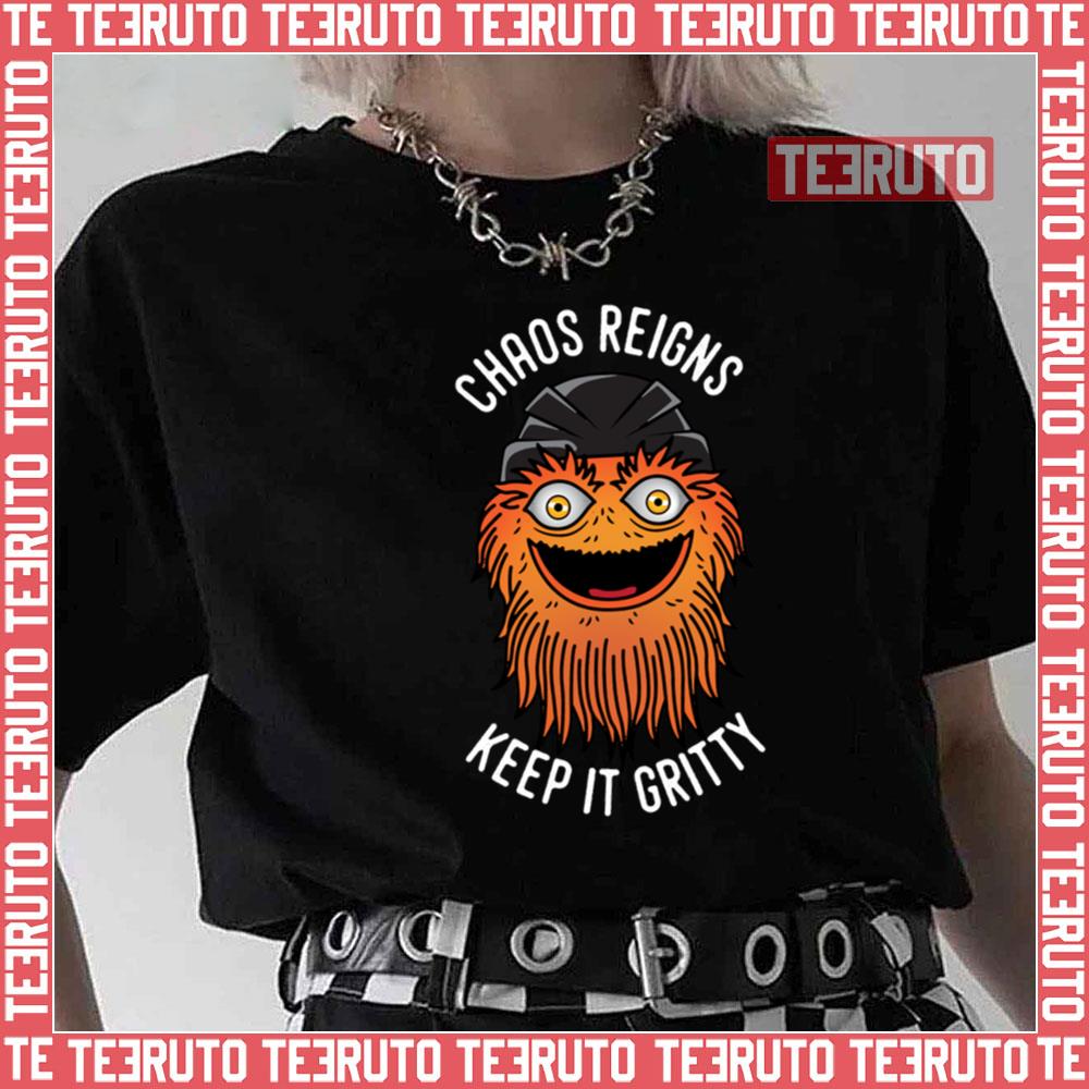 Chaos Reigns Keep It Gritty Gritty Mascot Unisex T-Shirt