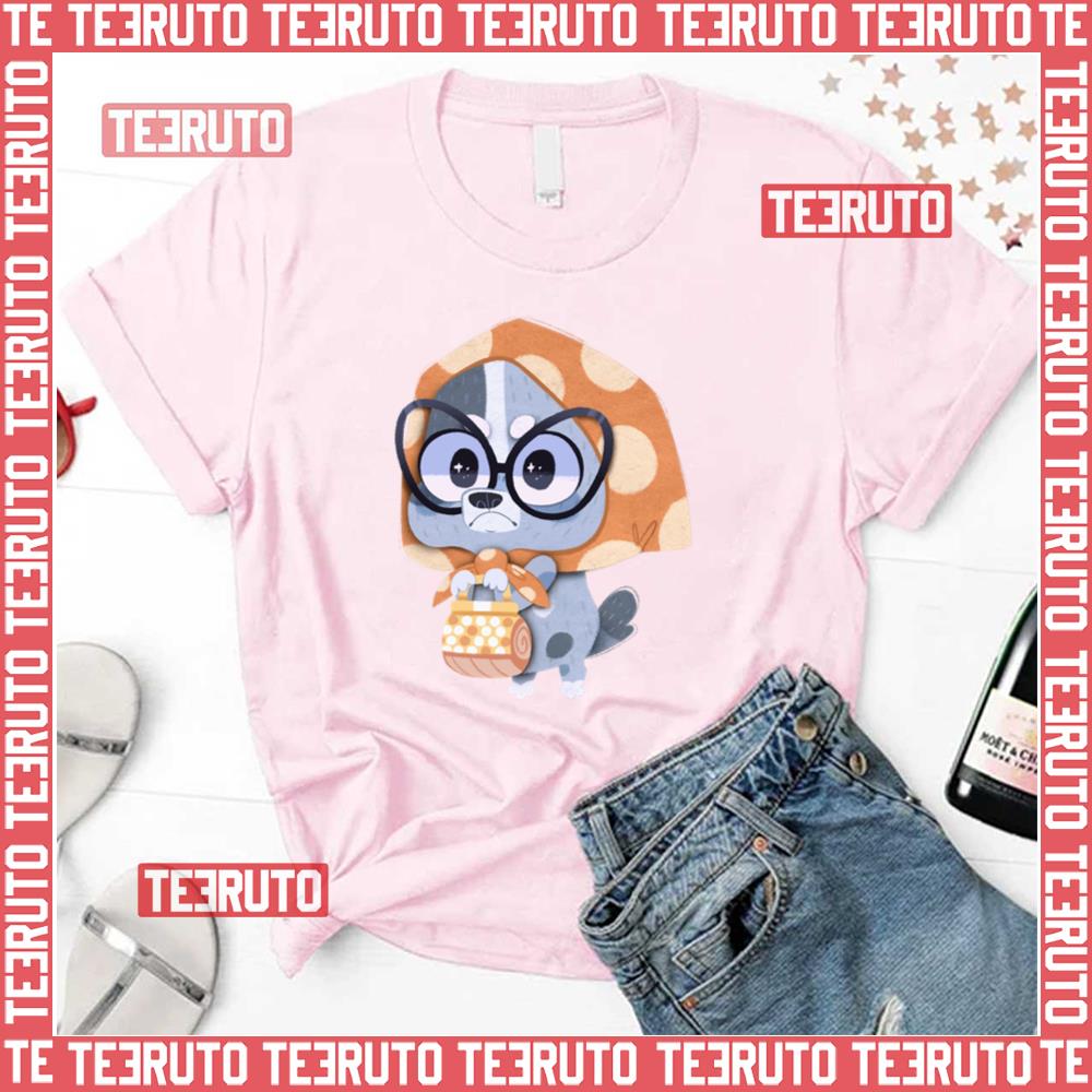 Chibi Granny Muffin Bluey Unisex T-Shirt