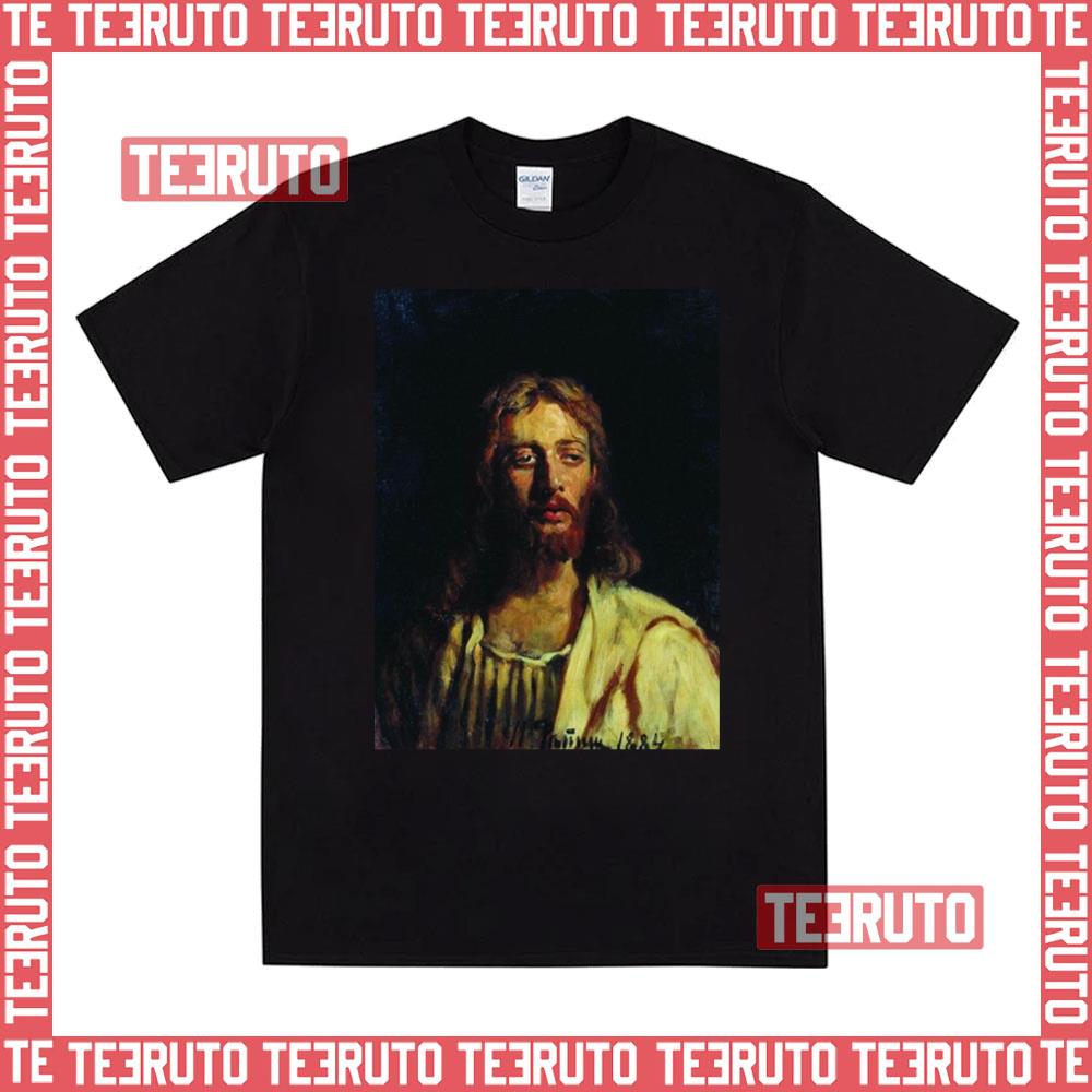 Christ Portrait Ilya Repin Graphic Unisex T-Shirt