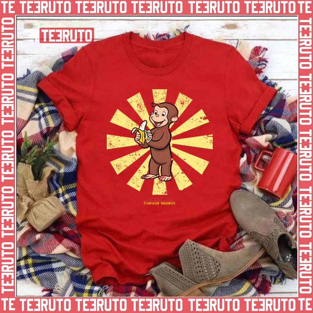 Curious George Retro Japanese Unisex T-Shirt