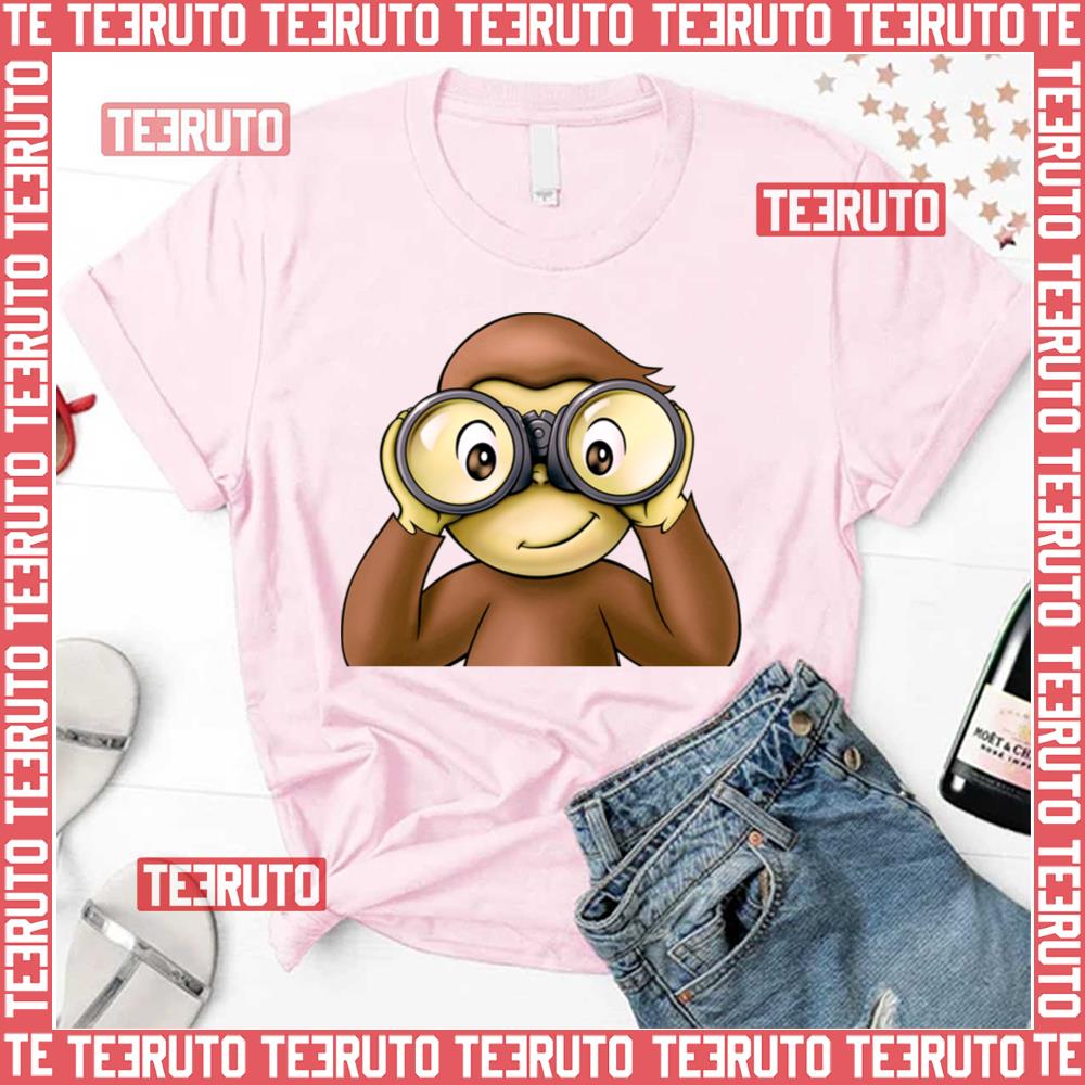 Cute Monkey Curious George Unisex T-Shirt