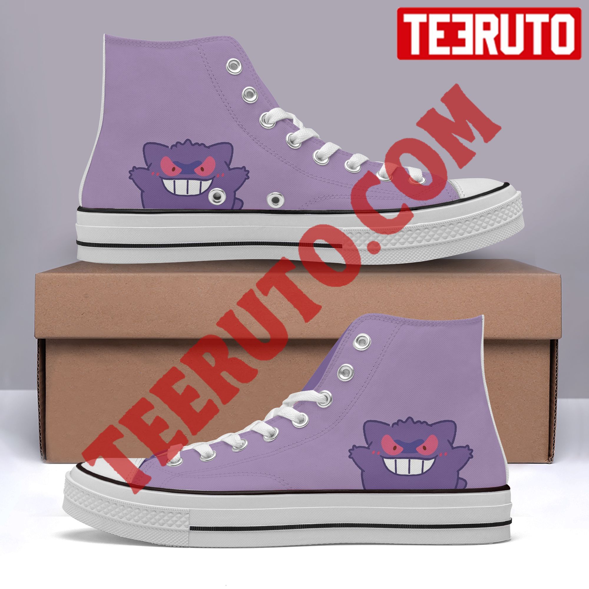 Cute Widget Tries Scary People Pokemon High Top Retro Shoes