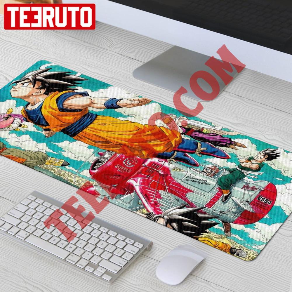 Dragon Ball Flying Scene Mouse Pad