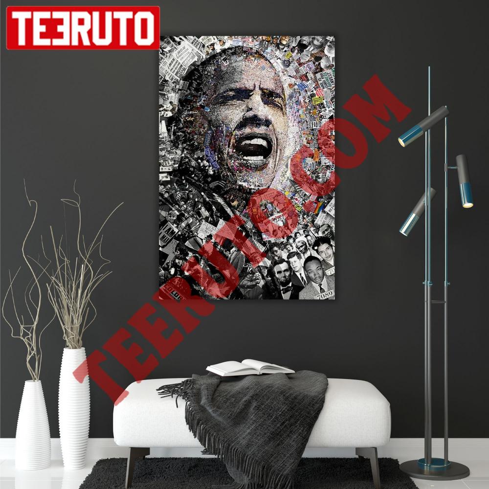 I Am Not A Perfect Man Civil Rights Barack Obama Portrait Canvas