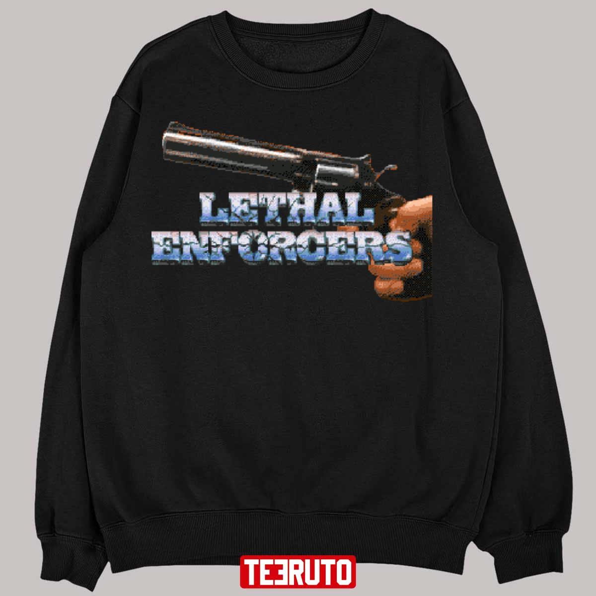 Lethal Enforcers Genesis Title Screen Unisex Sweatshirt
