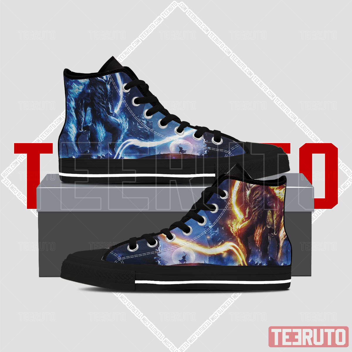 LOTR The Rings Of Power Hightop Sneakers