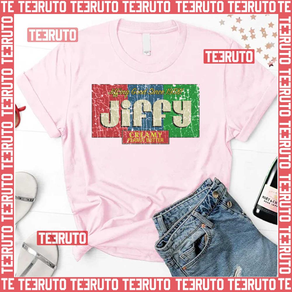 Mandela Effect Jiffy Peanut Butter 1958 Unisex T Shirt Teeruto 3364