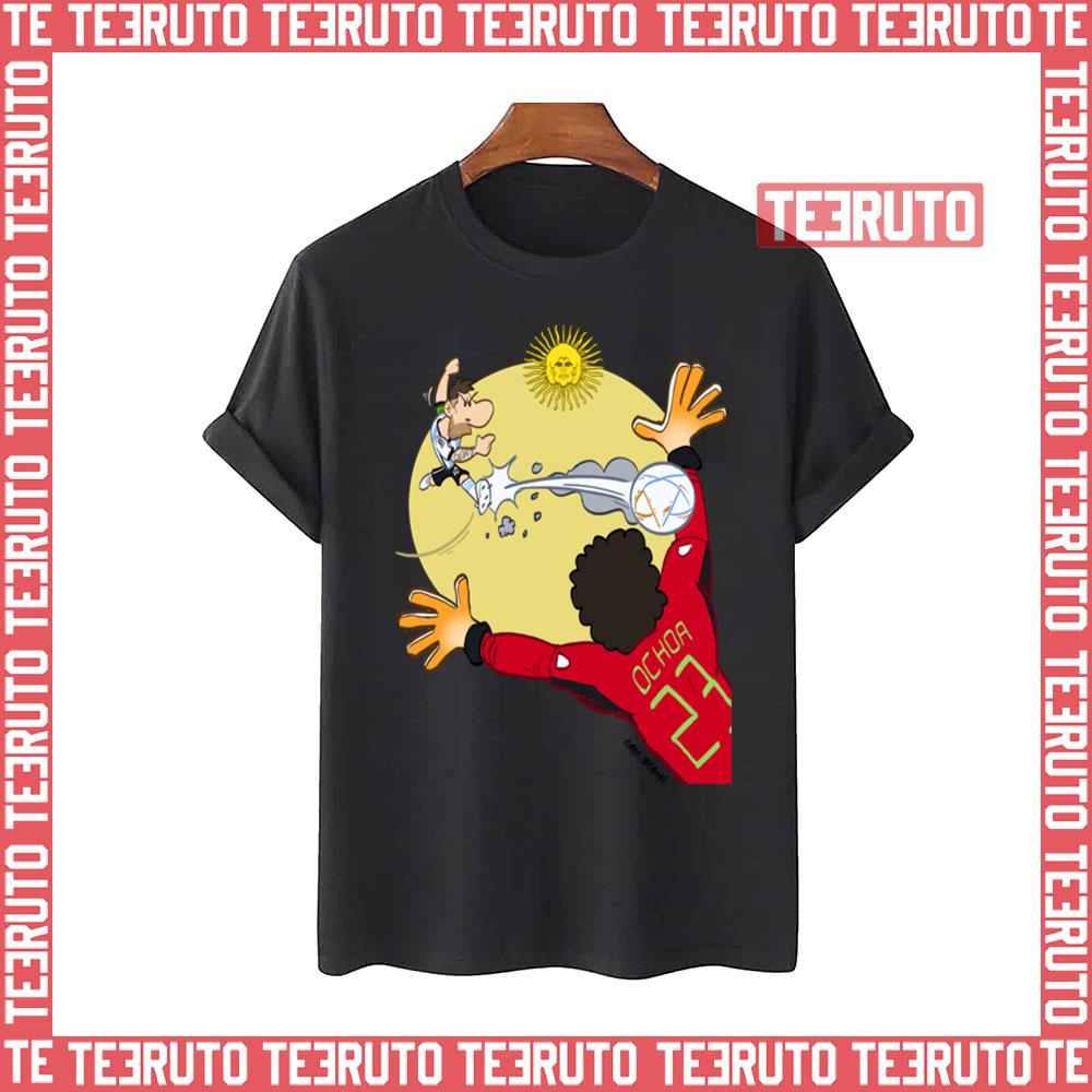 Messi Vs Ochoa Argentina Unisex T-Shirt
