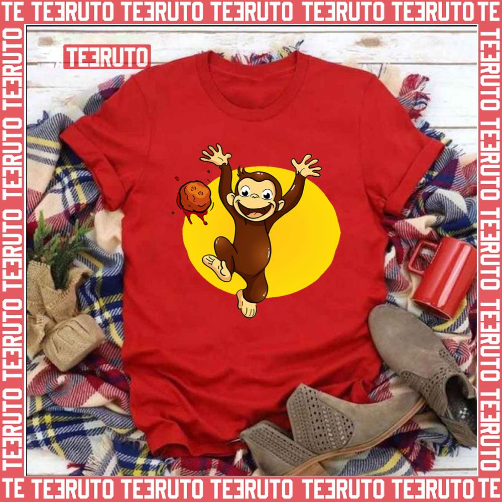 Monkey Happynes Essential Curious George Unisex T-Shirt