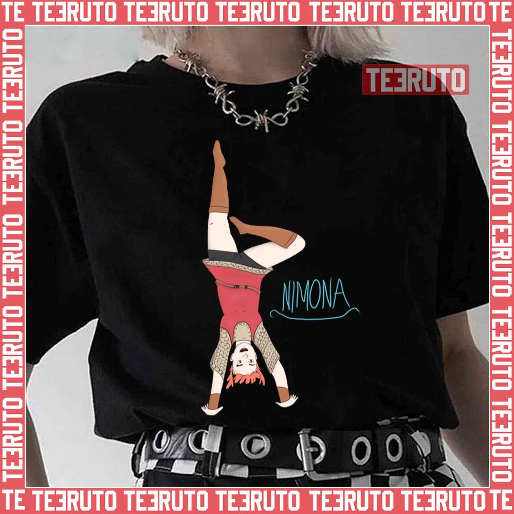 Monster Girl Up Side Down Nimona Unisex T-Shirt