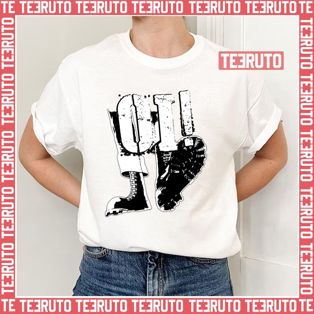 Oi Black Boots Cockney Rejects Unisex T-Shirt