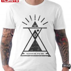 Omens Typography And Geometry Unisex T-Shirt