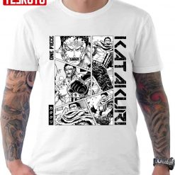 One Piece Manga Panel Black Version Charlotte Katakuri Unisex T-Shirt