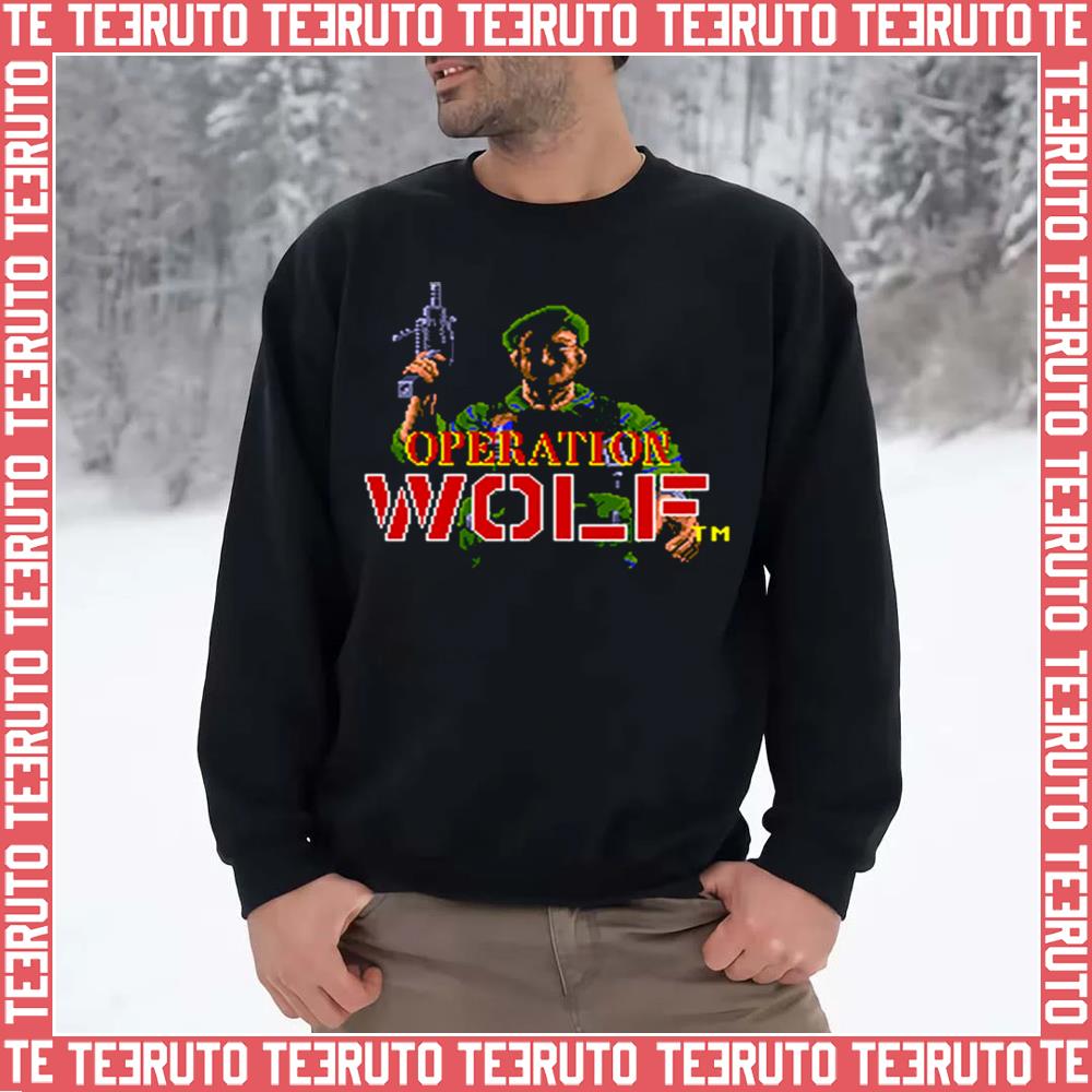 Operation Wolf Arcade Title Screen Unisex Sweatshirt