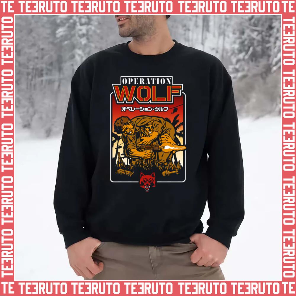 Operation Wolf Retro Arcade Vintage Premium Unisex Sweatshirt