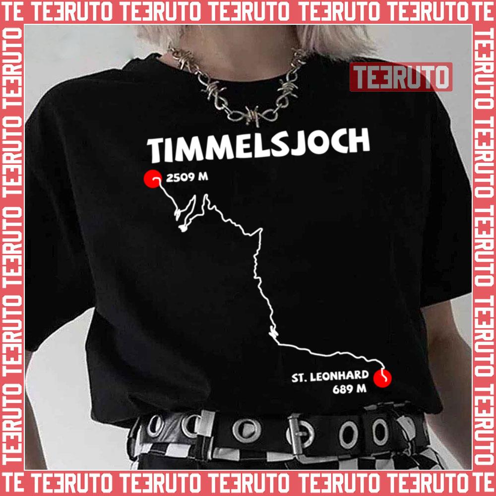 Outdoor Hike Bike And Run Timmelsjoch Alpine Pass Unisex T-Shirt