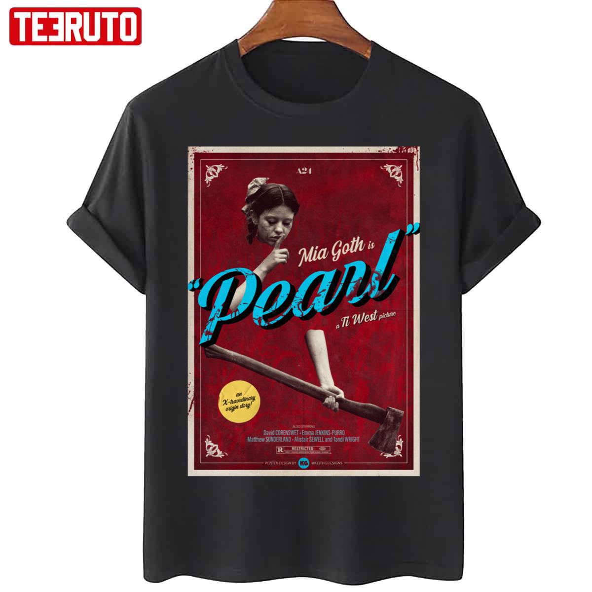 Pearl A24 Mia Goth Pearl Unisex T-Shirt