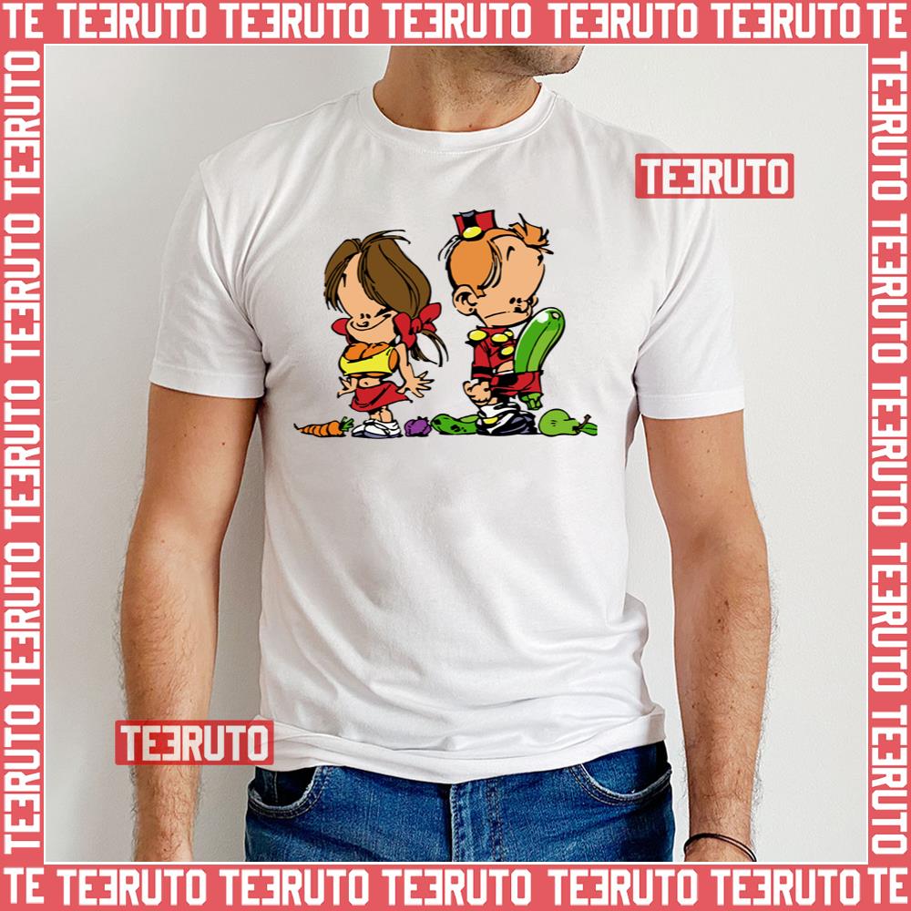 Small Spirou Vegetables Gaston Lagaffe Unisex T-Shirt
