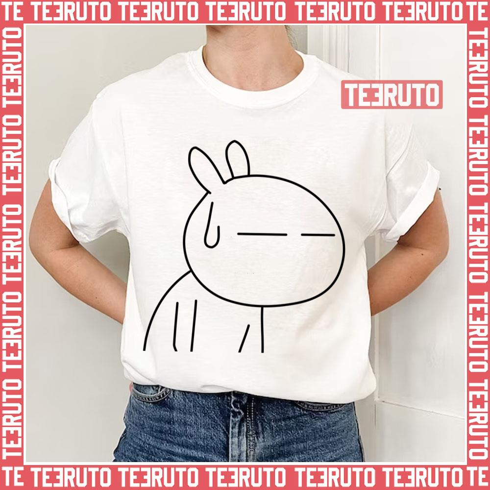 So Tiresome Fitted Tuzki Unisex T-Shirt