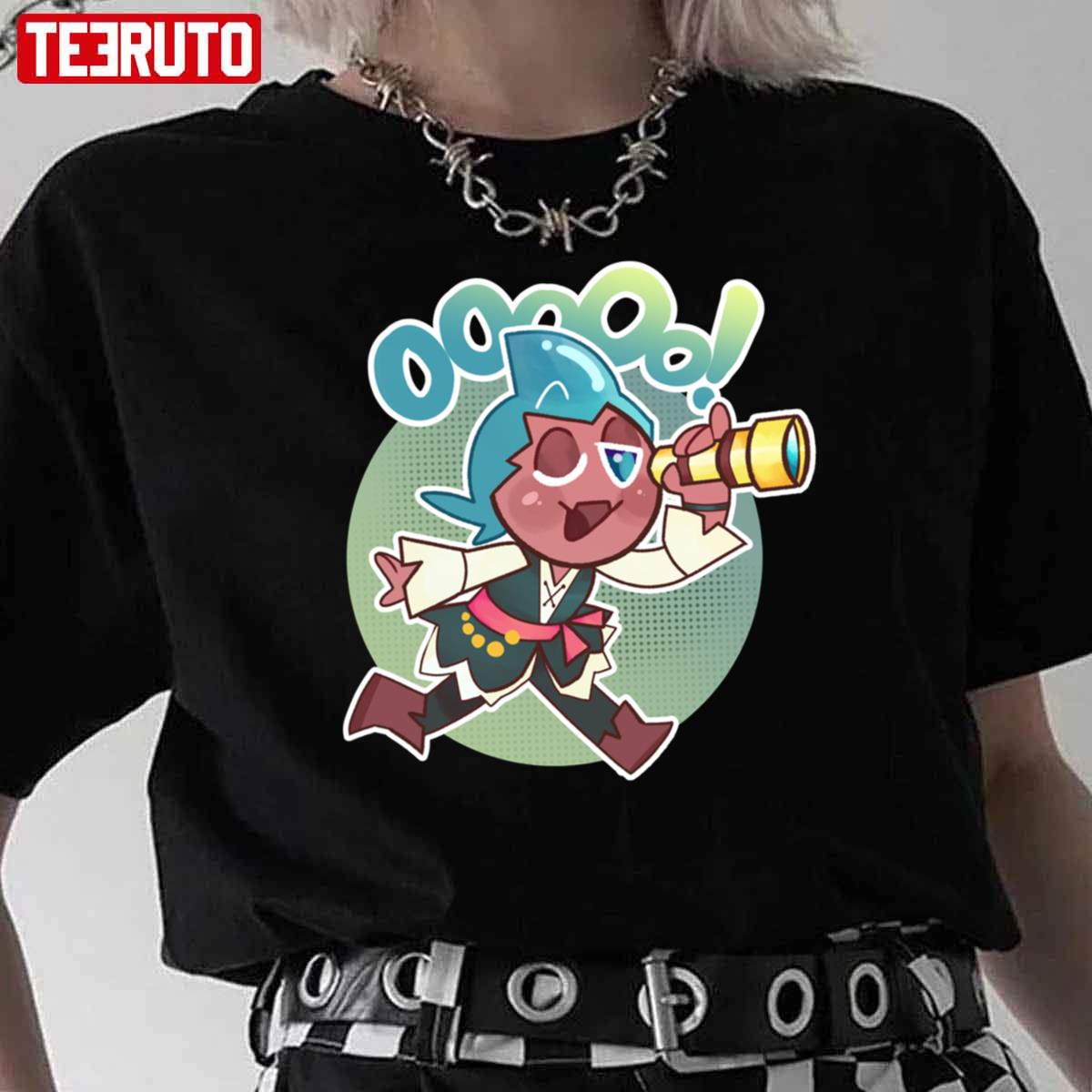 Sorbet Shark Cookie Cartoon Unisex T-Shirt