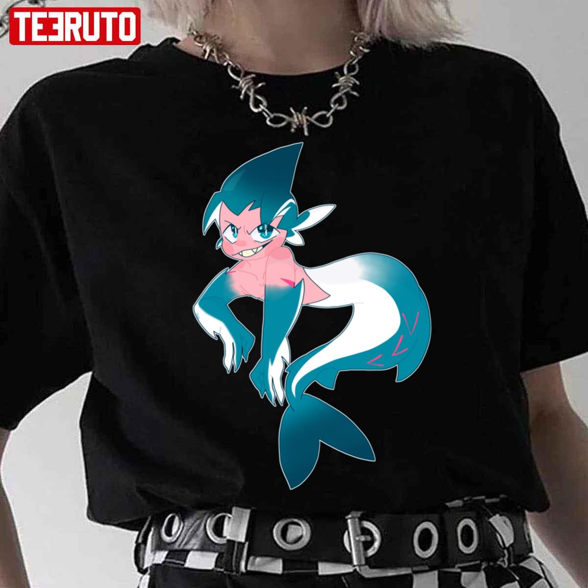 Sorbet Shark Cookie Transparent Cookie Run Unisex T-Shirt