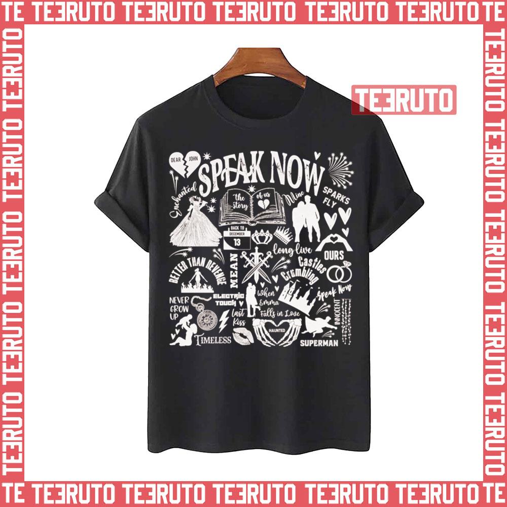Speak Now Taylor’s Version Shirt Taylor Swiftie Sparks Fly Unisex T-Shirt