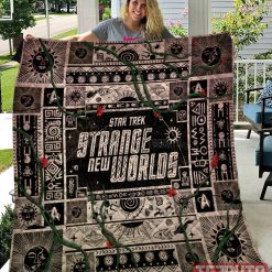 Star Trek Strange New Worlds Quilt Blanket