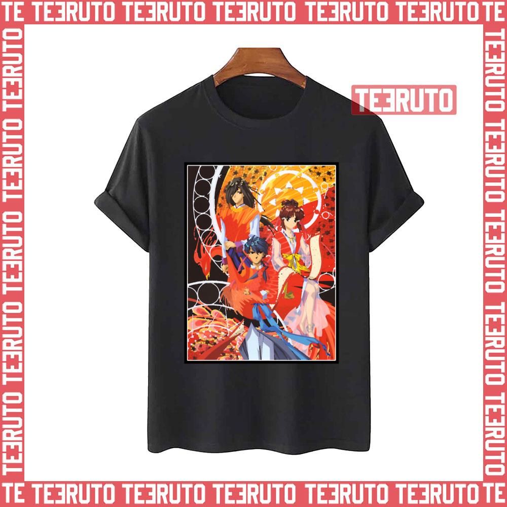 Suzaku Trio Fushigi Yuugi Unisex T-Shirt