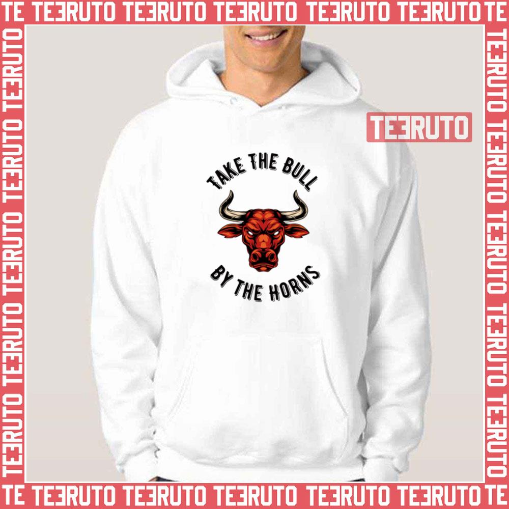 Take The Bull By The Horns Red Bull Head Unisex Hoodie