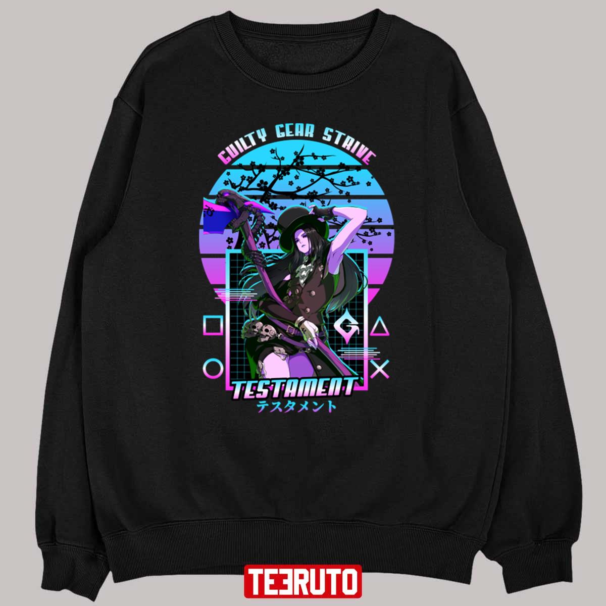 Testament Guilty Retro Grim Reaper Unisex Sweatshirt