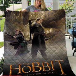 The Hobbit Desolation Of Smaug Quilt Blanket