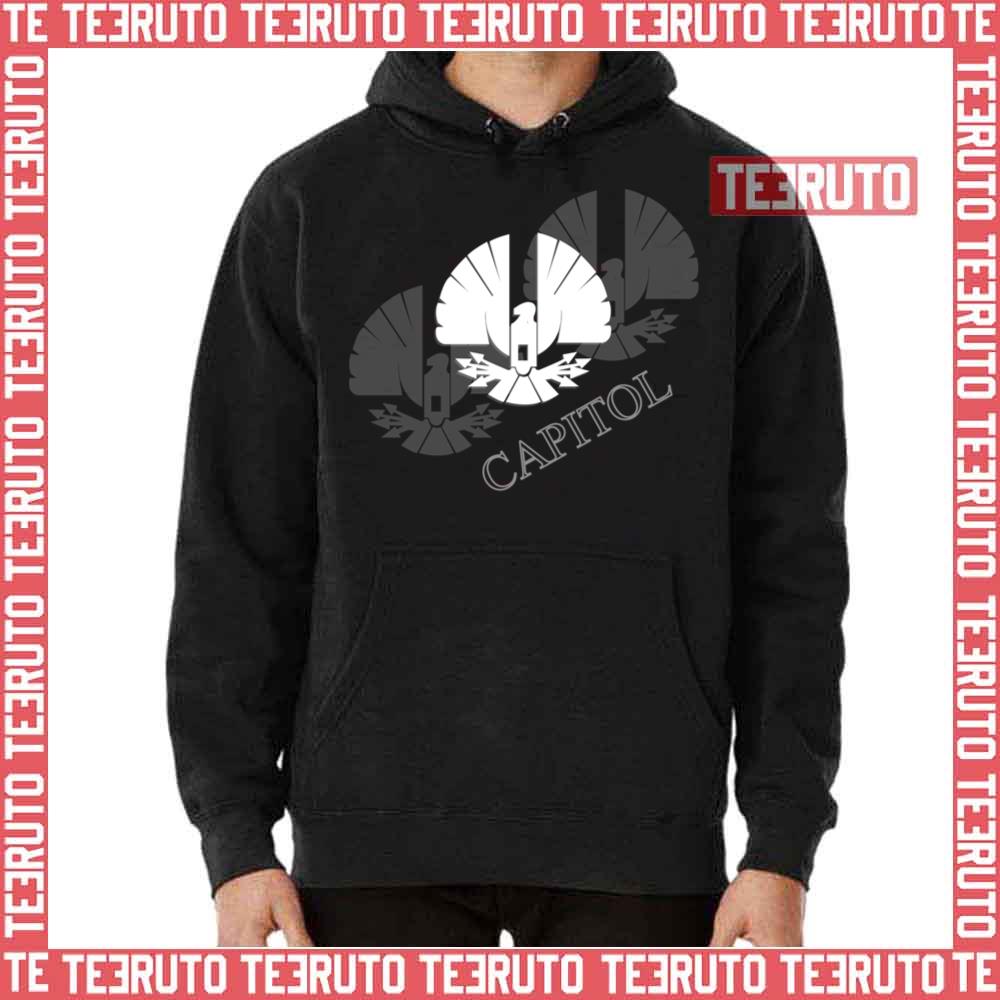 The Hunger Games Capitol White Icon Unisex T-Shirt The Hunger Games Capitol White Icon Unisex T-Shirt