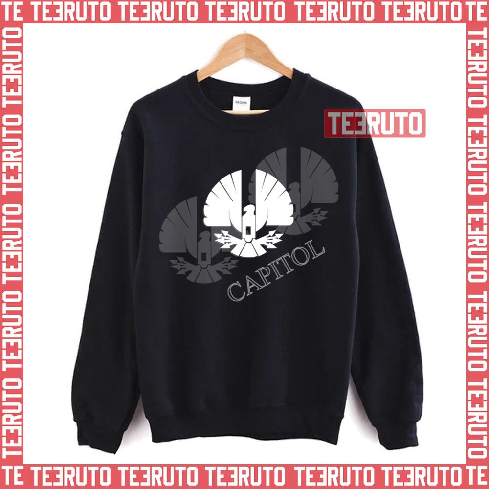 The Hunger Games Capitol White Icon Unisex T-Shirt The Hunger Games Capitol White Icon Unisex T-Shirt