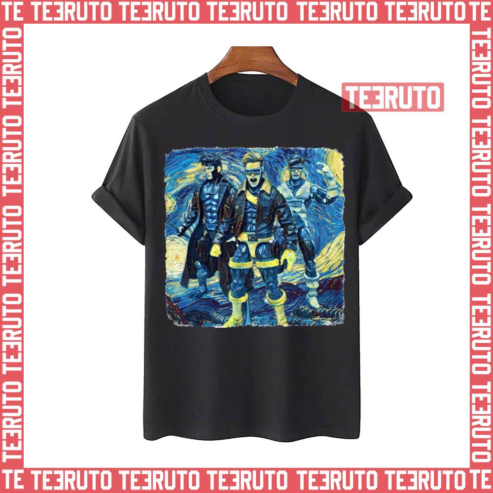 The Mutants Van Gogh Style Marvel Unisex T-Shirt