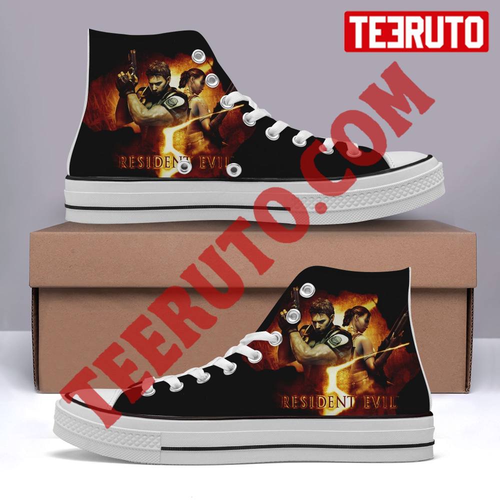 The Time Is Right For ‘resident Evil 5’ High Top Retro Shoes