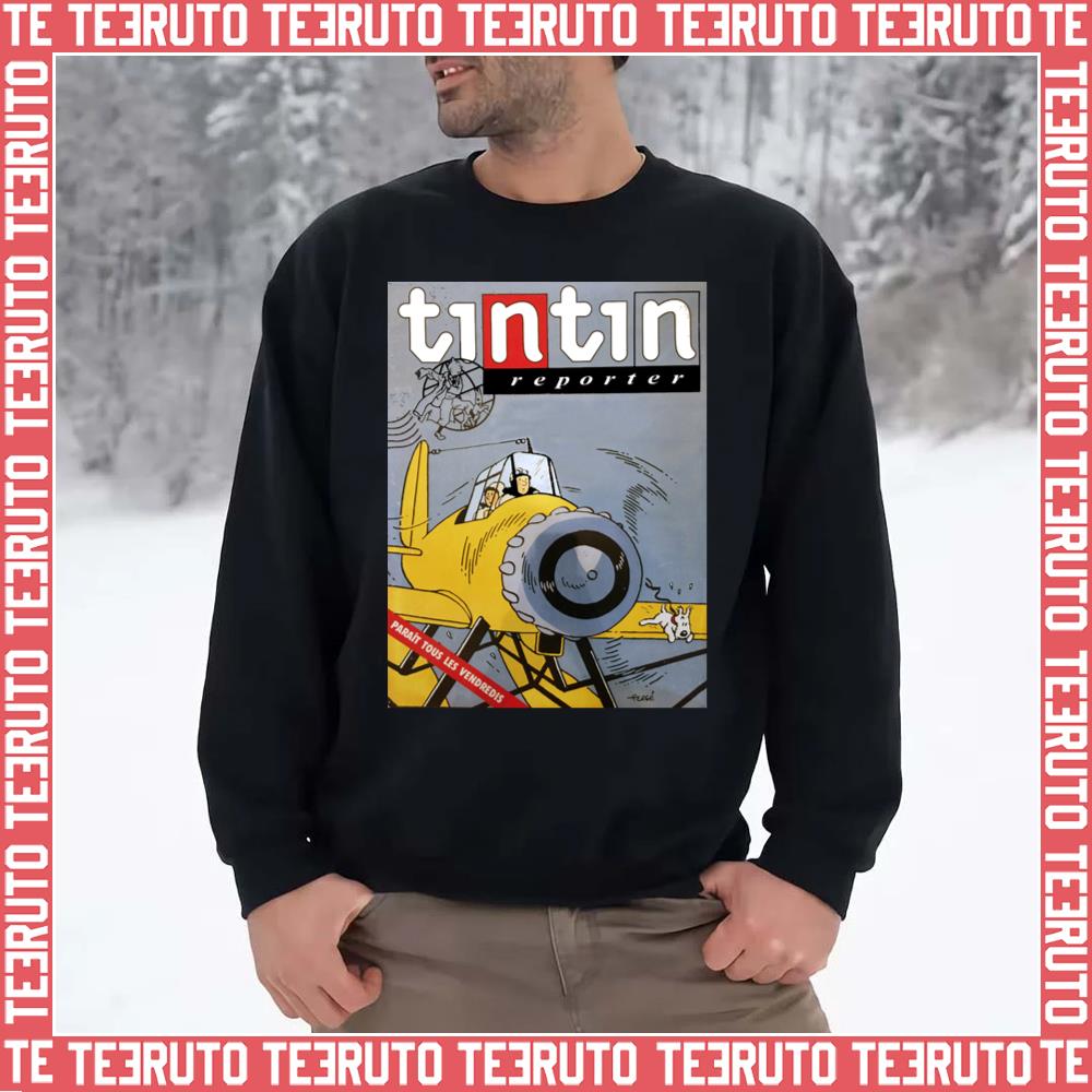 Tintin Reporter Game Design Cartoon Unisex Sweatshirt