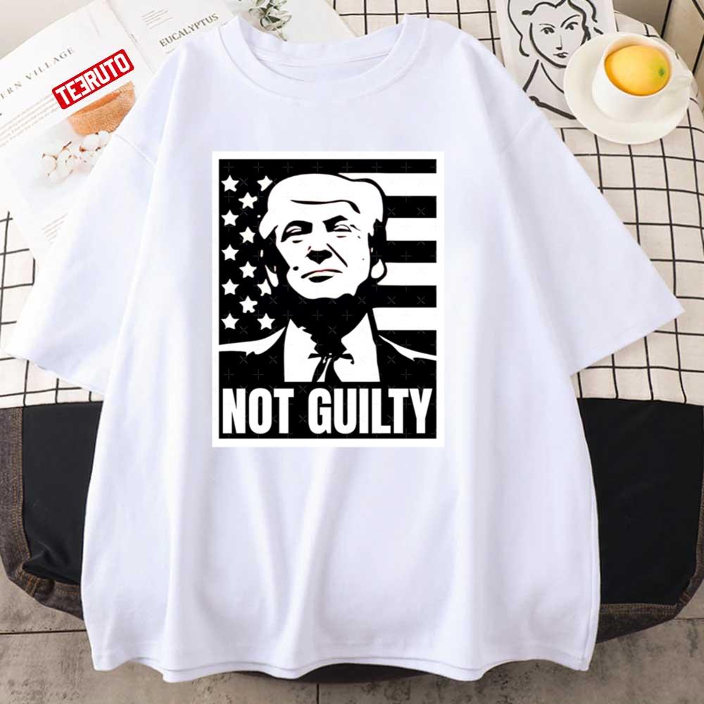 Trump Not Guilty Mugshot 2024 President Unisex T-Shirt