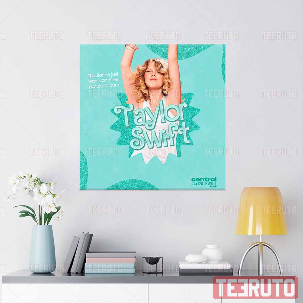 TS Taylor Swft Barbie Style Square Canvas