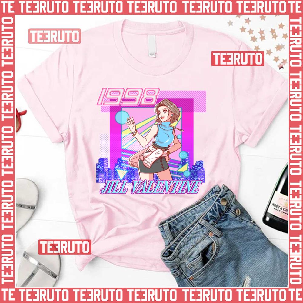 Vaporwave Jill Valentine Unisex T-Shirt