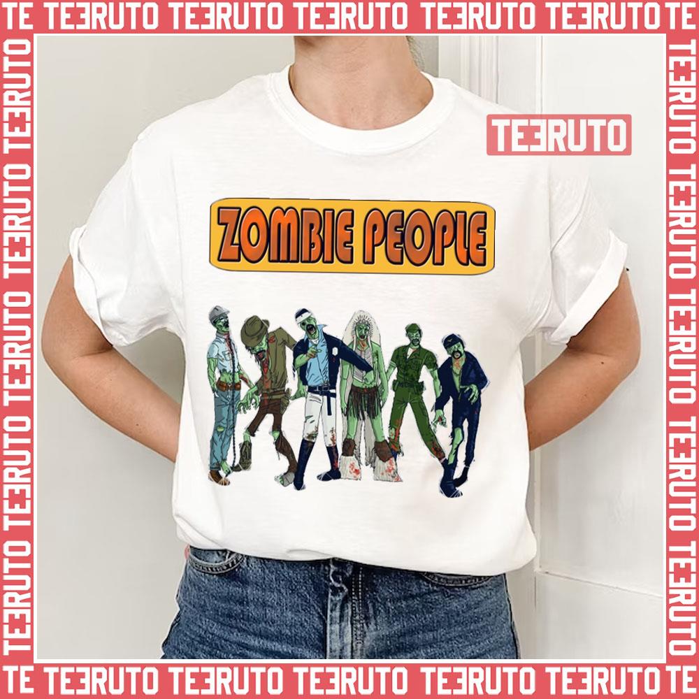 Village Zombies Spoof Horror 1970s Village People Unisex T-Shirt