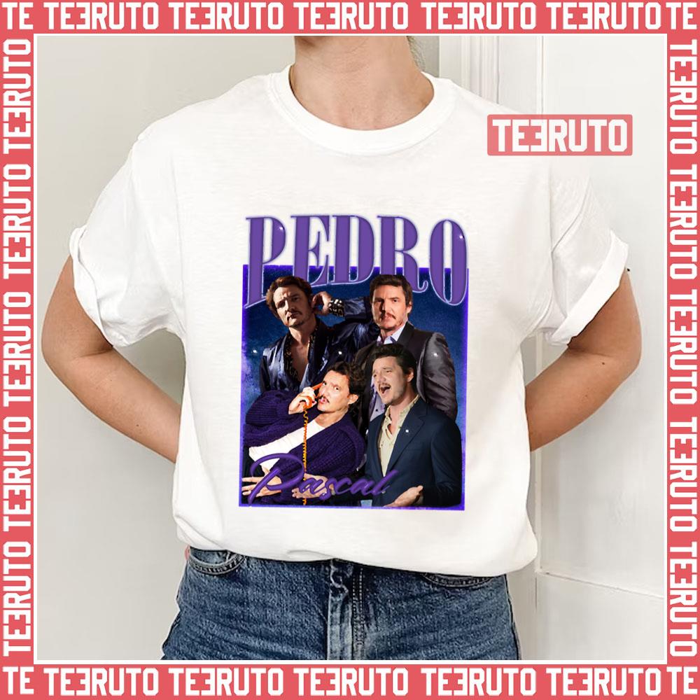 Vintage Pedro Pascal Purple Design Unisex T-Shirt