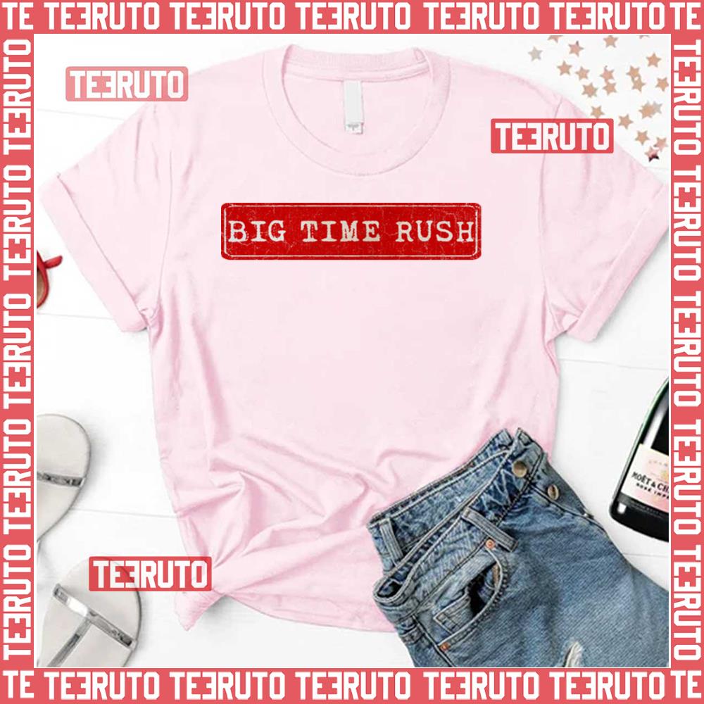 Vintage Retro Plate Big Time Rush Unisex T-Shirt